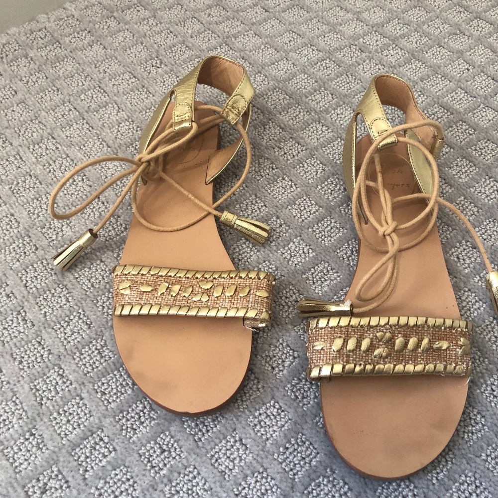 Jack Rogers tie sandals